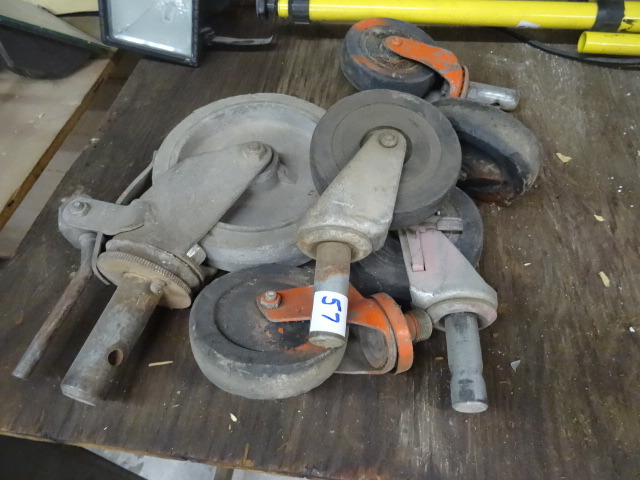 lot 57 image: Misc Scaffolding Casters