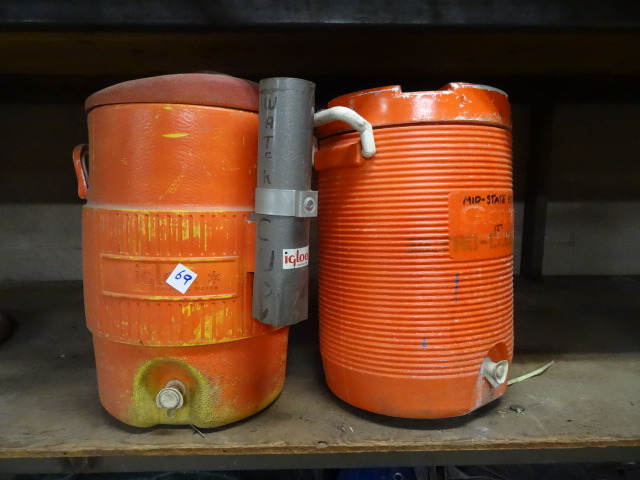 lot 69 image: 2 Drink Coolers 5 Gal.