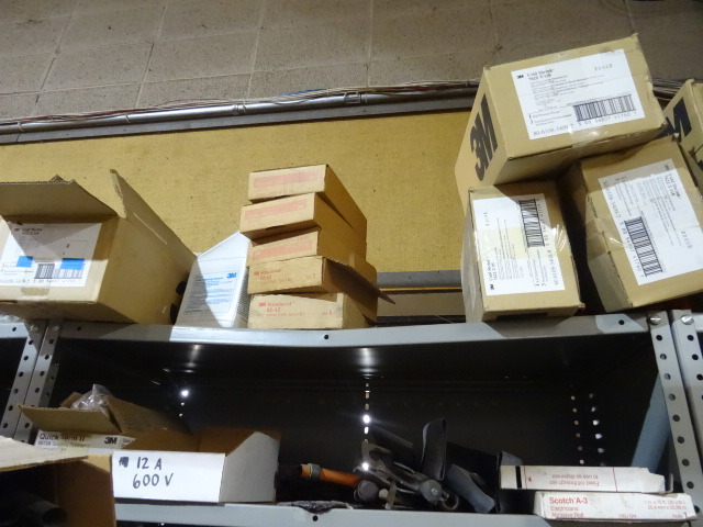 lot 84 image: Contents of Shelving Unit Mostly Fuses