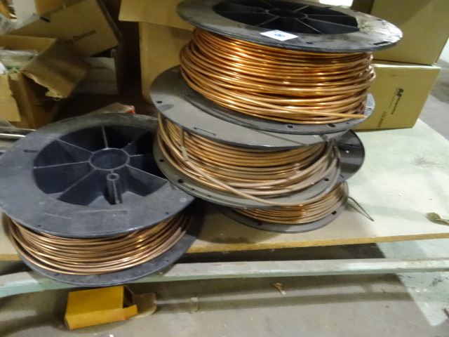 lot 100 image: 4 Rolls of Copper Ground Wire