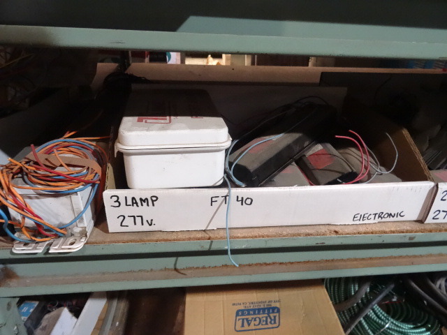 lot 119 image: Misc Ballasts and Electrical Supplies