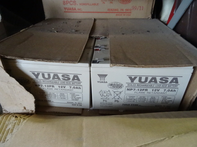 lot 144 image: 12 Volt Yuasa Batteries NP7-12 Qty 47
