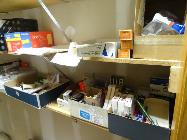 lot 169 image: Misc Office Supplies Bring Boxes