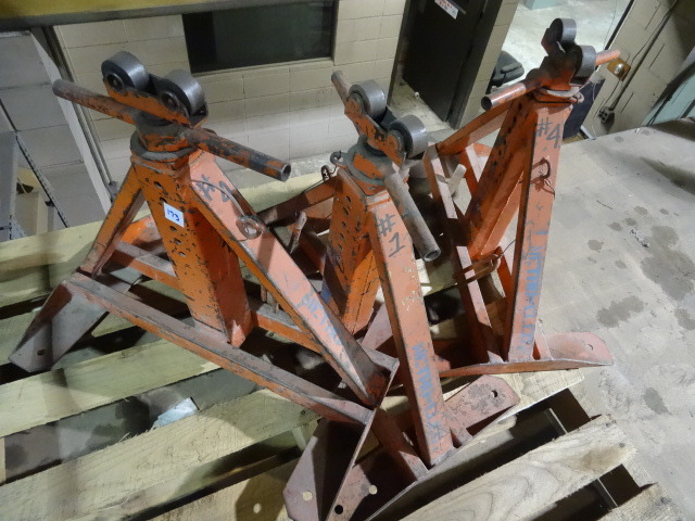 lot 173 image: 3 Greenlee Roller Stands