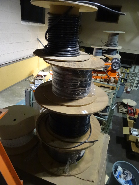lot 175 image: 3 Large Rolls of Misc Wire