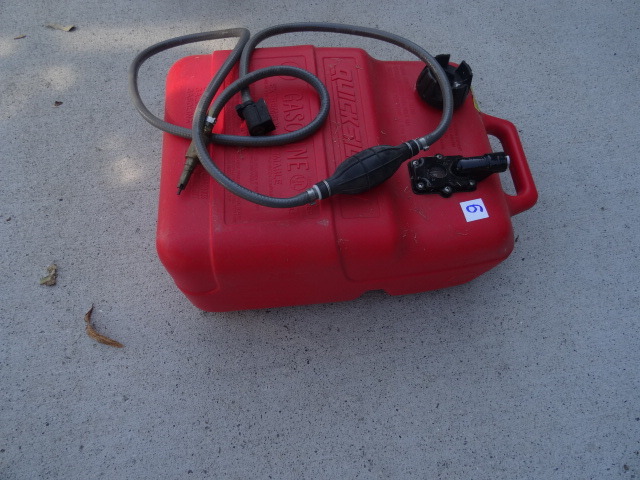 Quick silver outboard motor tank