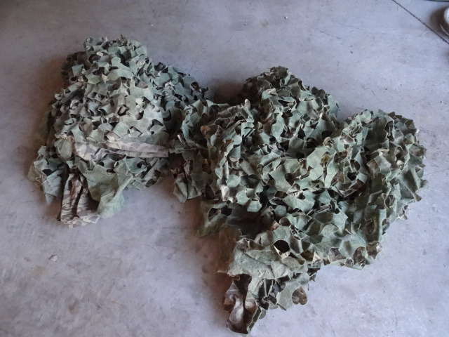 2 hunting blind nets
