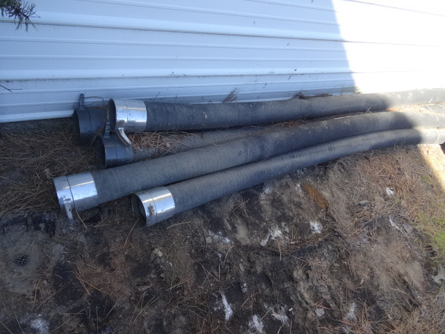 lot 45 image: 5 Fire Department Suction Hoses