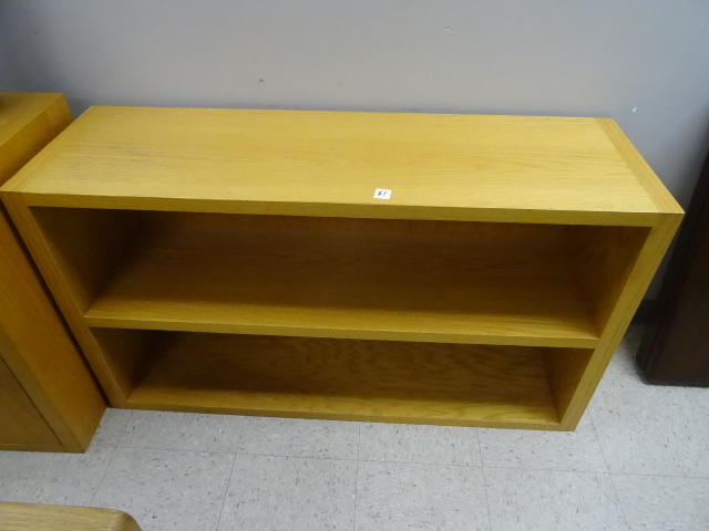 lot 61 image: Oak Wood Book Shelf 48 X 15 X 27