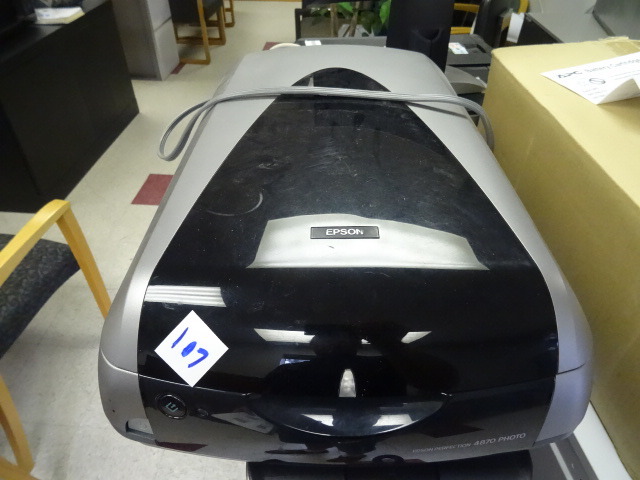 lot 107 image: Epson Perfection 4870 Photo Scanner