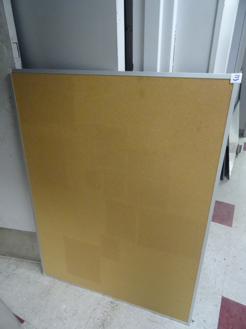lot 123 image: 48 X 36 Cork Board