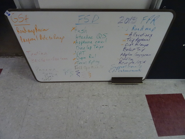 lot 128 image: 36 X 24 White Board