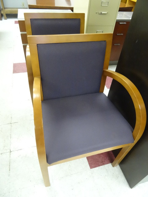 lot 169 image: 2 Matching Wood Framed Side Chairs