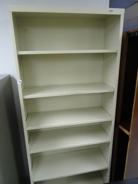 lot 176 image: Metal Book Shelf 35 X 14 X 78