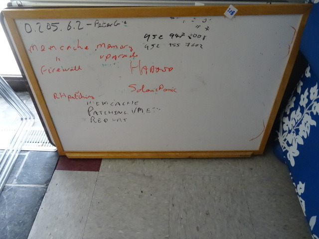 lot 208 image: 36 X 24 White Board