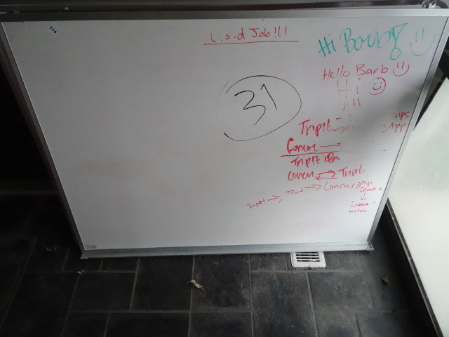 lot 216 image: 48 X 36 White Board