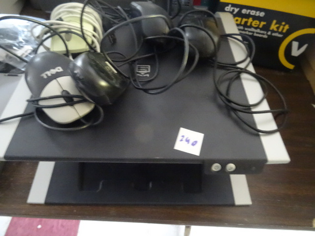 lot 240 image: Dell Laptop Docking Station, Mice