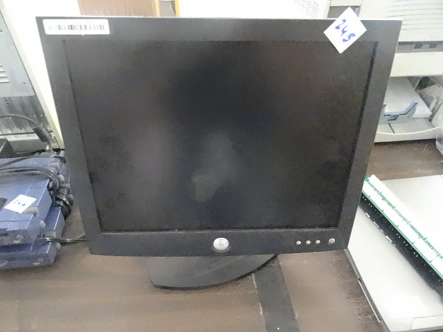 lot 245 image: Dell 15 LCD Computer Monitor