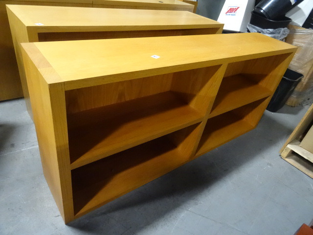 lot 307 image: Oak Wood Book Shelf 66 X 13 X 29
