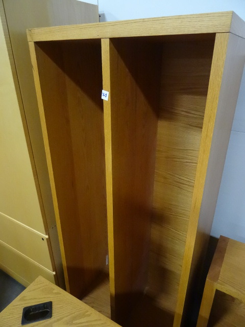 lot 325 image: Oak Wood Cabinet 29 X 18 X 66