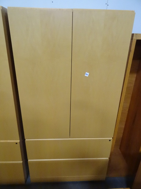 lot 326 image: Wood Cabinet with 2 Door