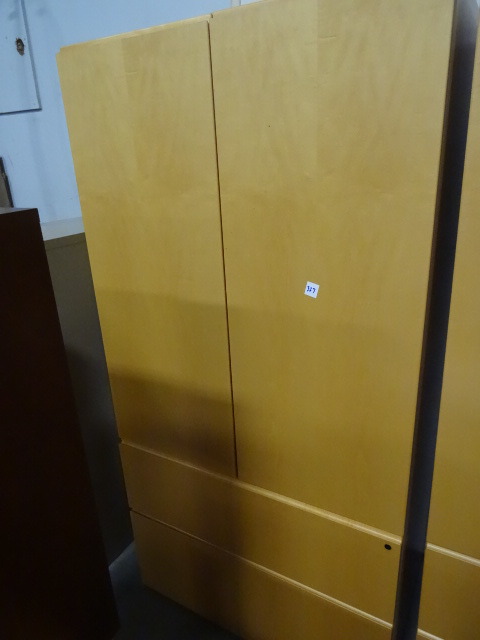 lot 327 image: Wood Cabinet with 2 Door