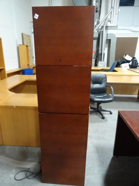 lot 332 image: 4 Door Overhead Cabinet