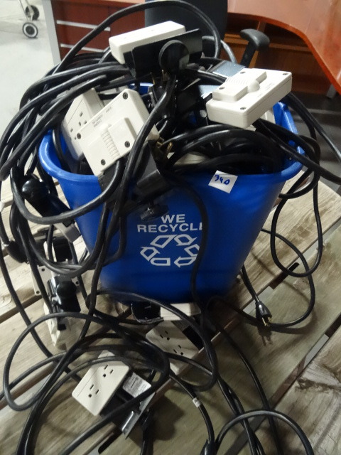 lot 340 image: Cab Full of Cubicle Outlet Strips