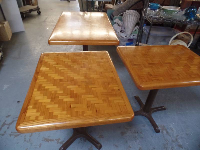 Rectangle Restaurant Tables (3)