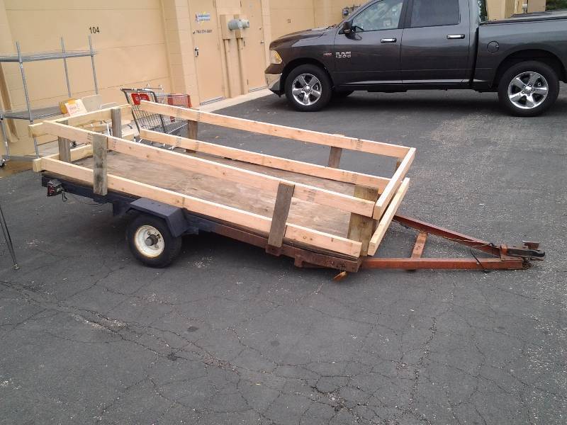 Home Made Trailer 4x8