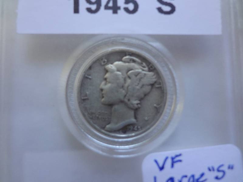 1945-S Mercury Silver Dime