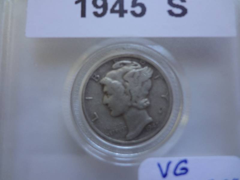 1945-S Mercury Silver Dime