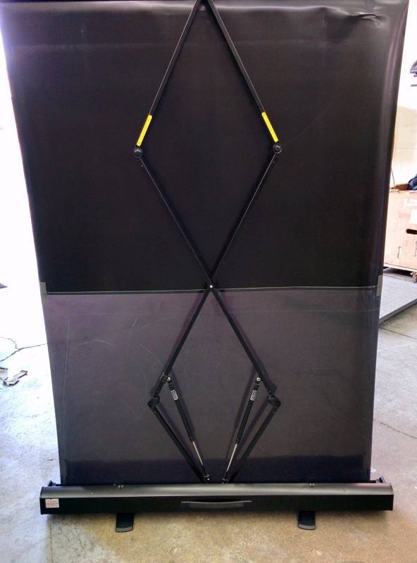 lot 5 image: DA-LITE Deluxe Insta-Theater 60-Inch Expandable Self Standing Projection Screen