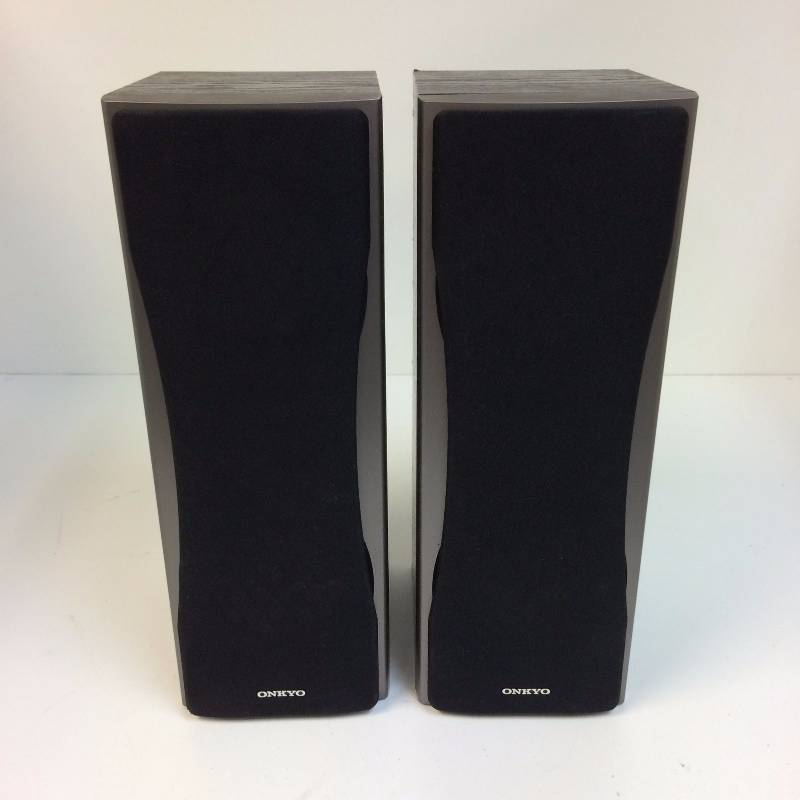 lot 25 image: Lot of Three Onkyo Surround Sound Speakers