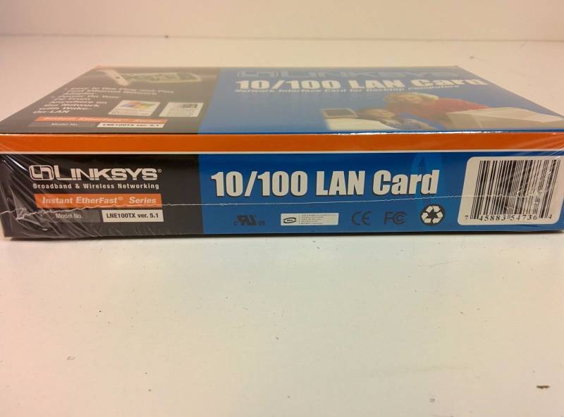 lot 39 image: Lot of Eleven New Cisco Linksys Ethernet 10100 LNE100TX Network Cards