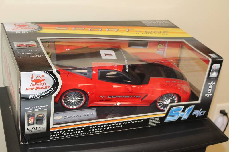 lot 396 image: New Bright Collectible Corvette Car In Packaging.