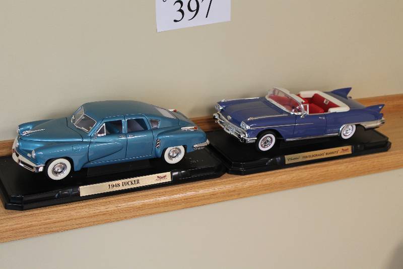 lot 397 image: Lot of (2) Collectible Toy Cars Including 1948 Tucker Barritz.