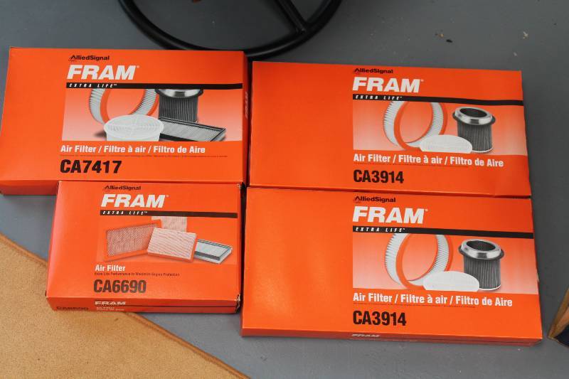 lot 373 image: Lot of (4) Fram Automotive Air Filters.