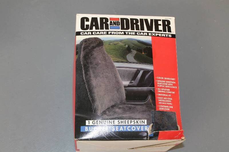 lot 354 image: Car & Driver 1 Genuine Sheepskin Bucket Seatcover.