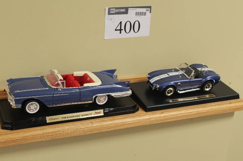 lot 400 image: Lot of (2) Collectible Toy Cars.
