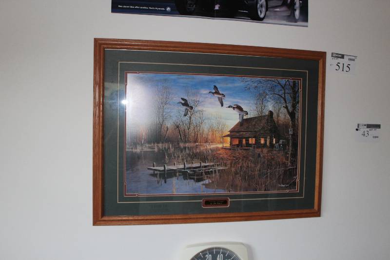 lot 515 image: Framed Scenic Picture 39 x 29.