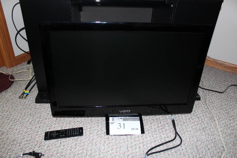 lot 31 image: Vizio 26 Flat Screen Television.