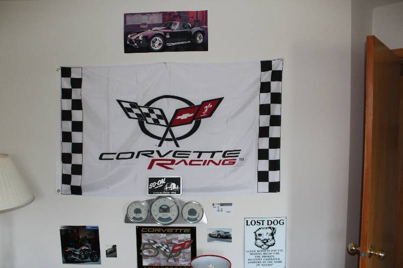 lot 44 image: Wall Lot Including Car Decorations.