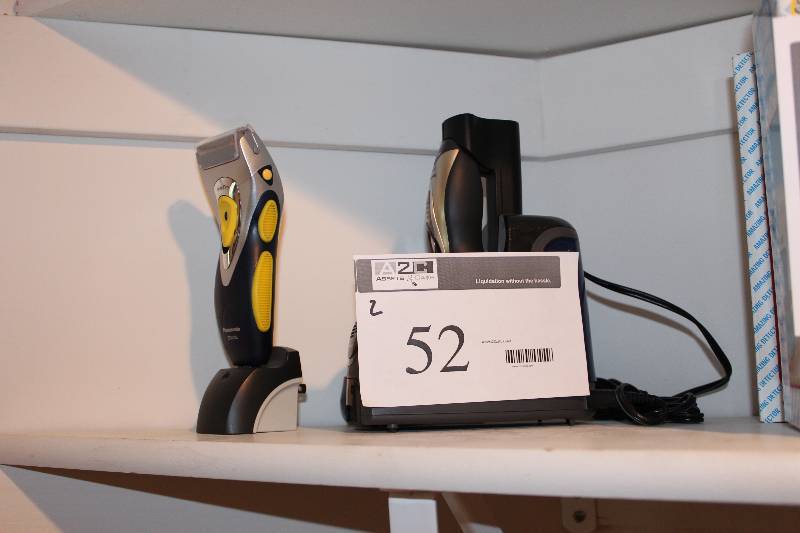 lot 52 image: Lot of (2) Panasonic Electric Shavers.