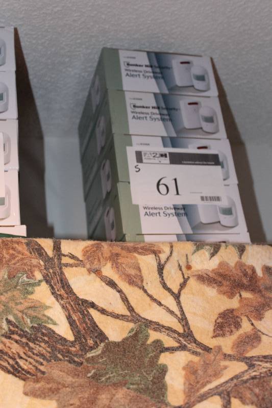 lot 61 image: Box Lot of (5) bunker Hill Security Wireless Driveway Alert System.