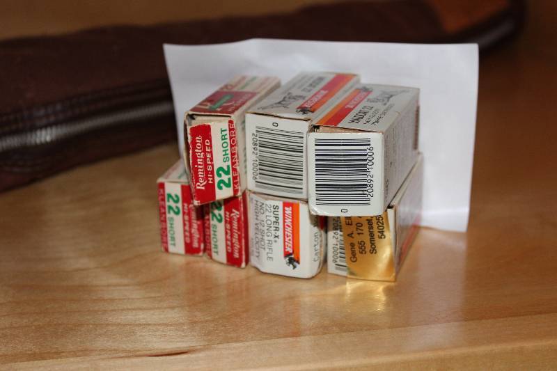 lot 103 image: Box Lot of (7) 22Cal Bullets.