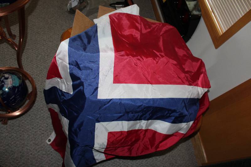lot 109 image: Box Lot of Flags.