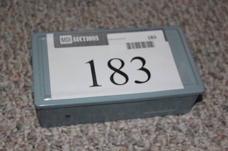 lot 183 image: Set Of Drill Bits wMetal Case.