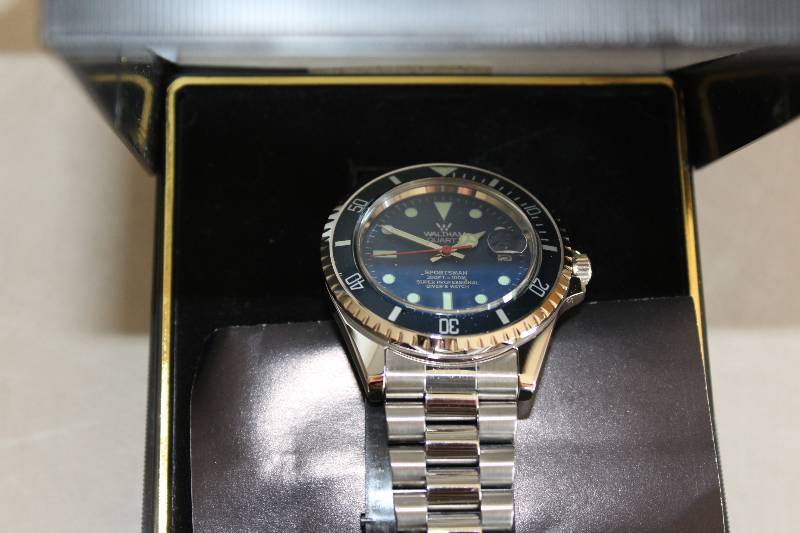 lot 213 image: Waltham Watch wCase.