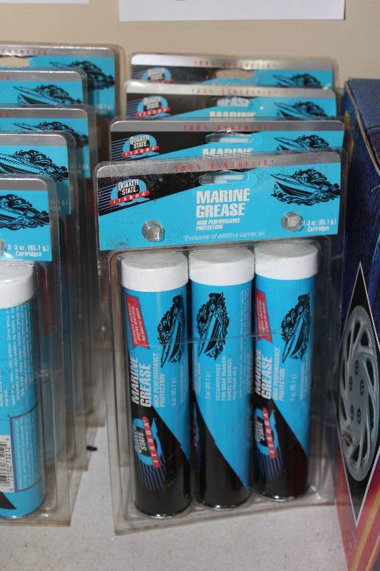 lot 308 image: Lot of (4) Marine Grease 3 Packs.